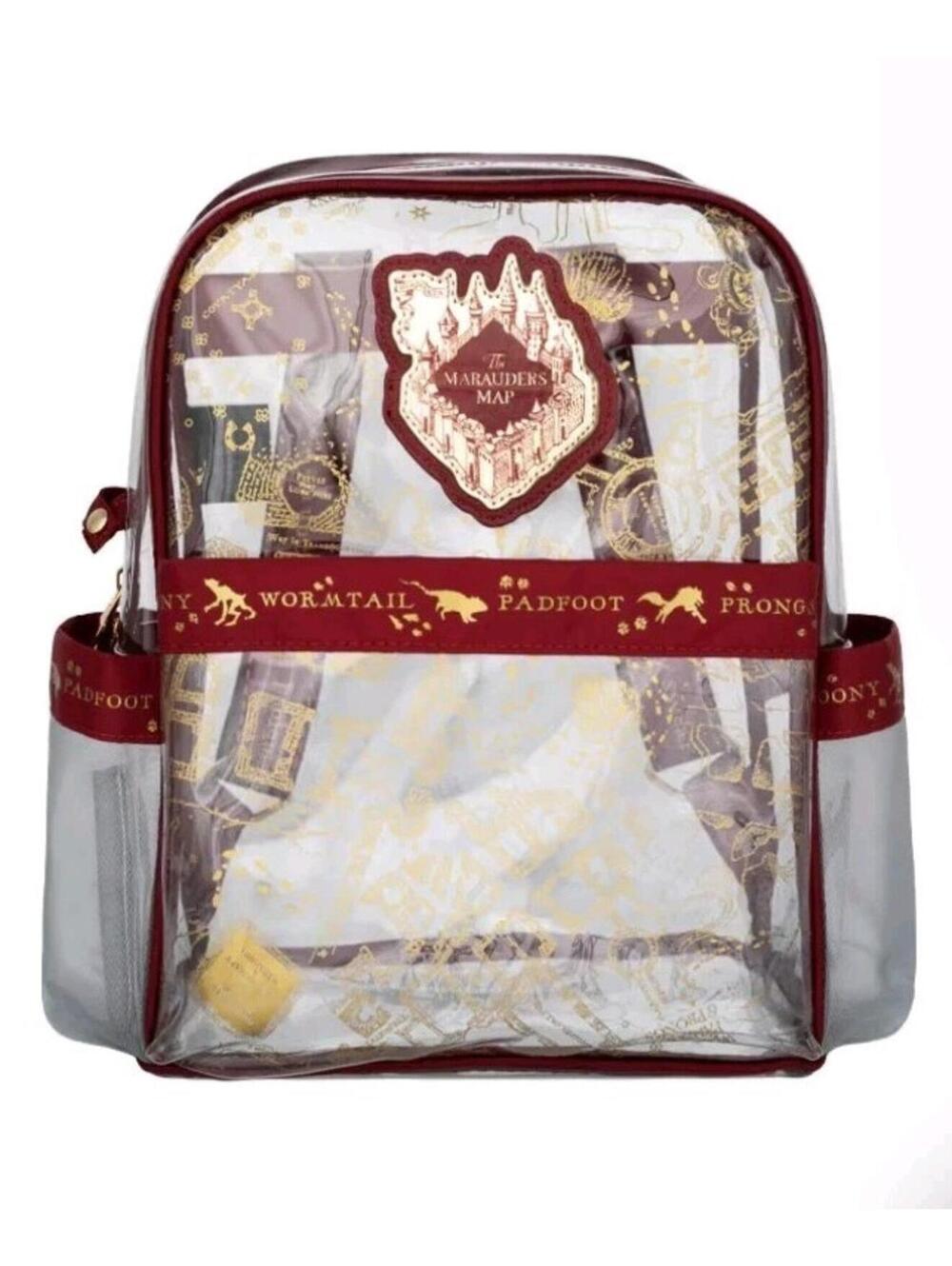 Harry Potter Marauders Map Backpack Bag New Transparent